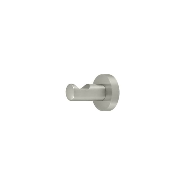 Satin Nickel Single Robe Hook from the Nobe Series, 10PK